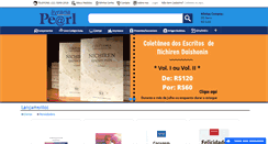 Desktop Screenshot of livrariapearl.com.br
